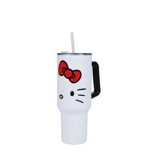 Hello Kitty White Tumbler with Red Bow